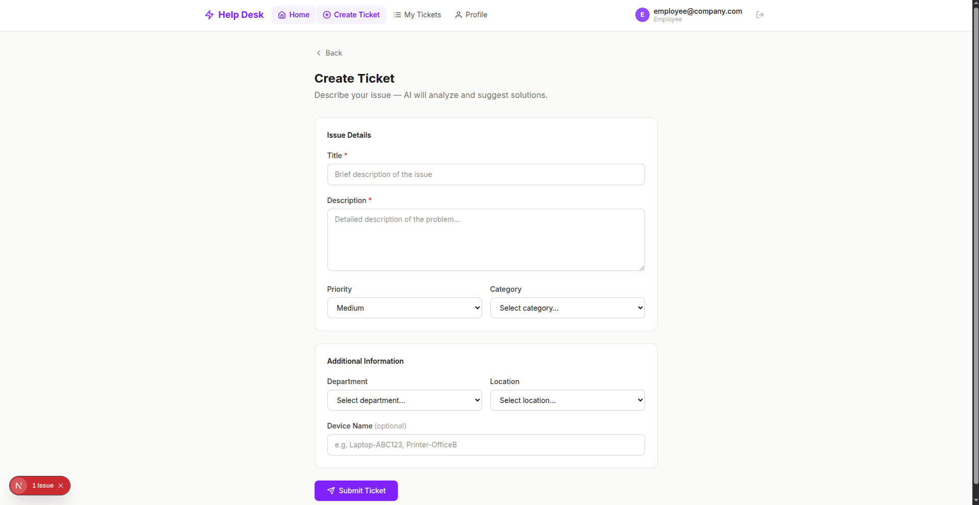 Operational Intelligence Platform screenshot 3
